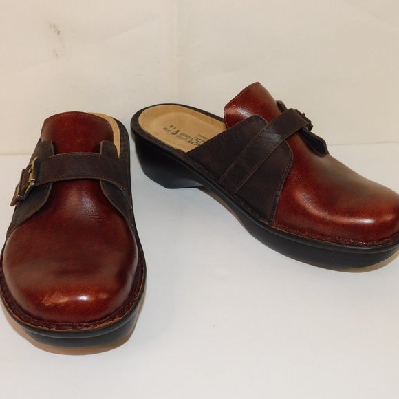 Naot Slip On Leather Mules Size 39 (US Size 8) Clog Comfort Shoes - Picture 2 of 13